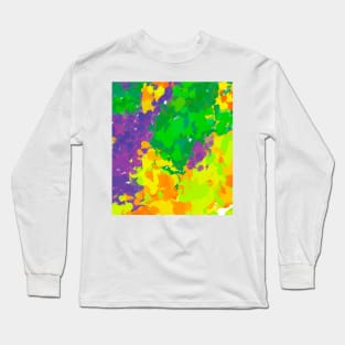 Abstract Mardi Gras Long Sleeve T-Shirt